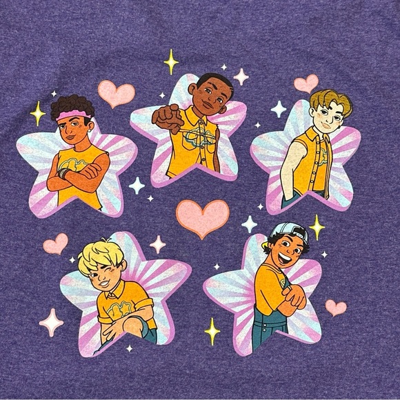 Purple Oversized PixarFest 2024 Turning Red 4*TOWN Shirt Disneyland Red Panda - Picture 7 of 7